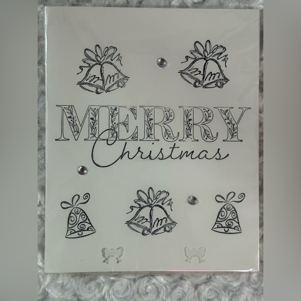 Merry Christmas Bells Greeting Cards 6 per pack